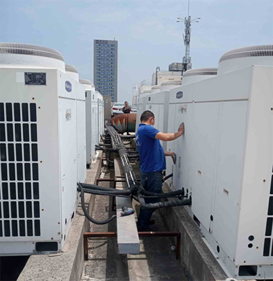 柘荣中央空调制热和不制冷系统维修方法